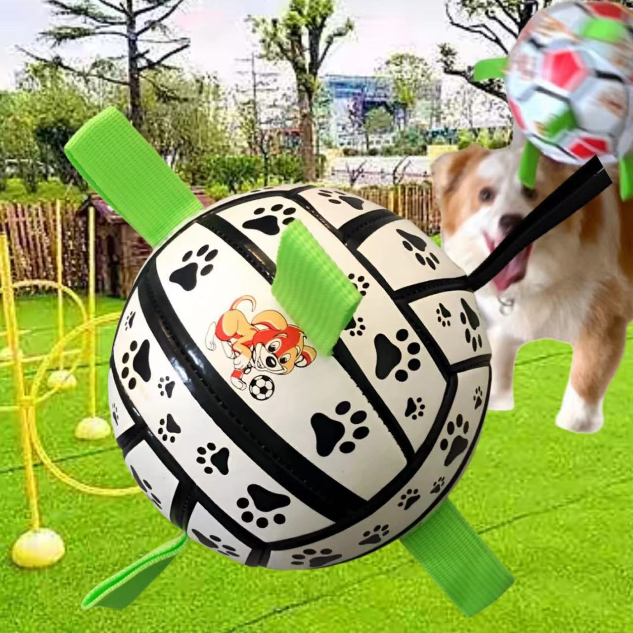 Juguete de fútbol para perros, resistente a la mordedura, para entrenamiento al aire libre, fábrica al por mayor image 11