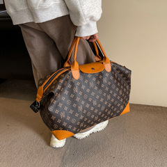 大容量手提托特包新款時尚休閒旅行通勤單肩包女百搭斜跨包龍驤包