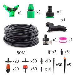 Cross-border 30-meter outdoor garden mist atomization cooling system 4/7 automatic drip irrigation watering irrigation set