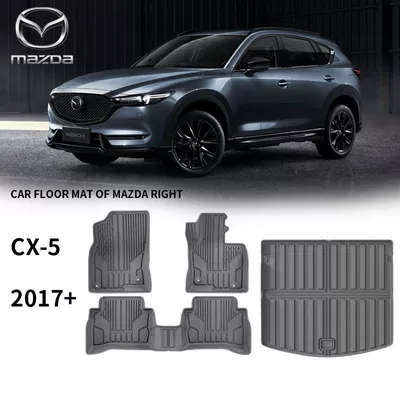 Mazda Cx-60-50 Floor Mats: Universal Foot Pad - right-hand-drive-cx-5-tpe-floor-mat-trunk-mat-17-25-models