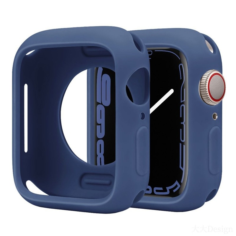 适用apple watch8 S9 7 6 5 4保护壳iwatch9苹果手表硅胶糖果软套|undefined