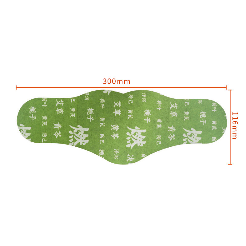 Горящий пластырь на животе — маленький обнаженный пластырь