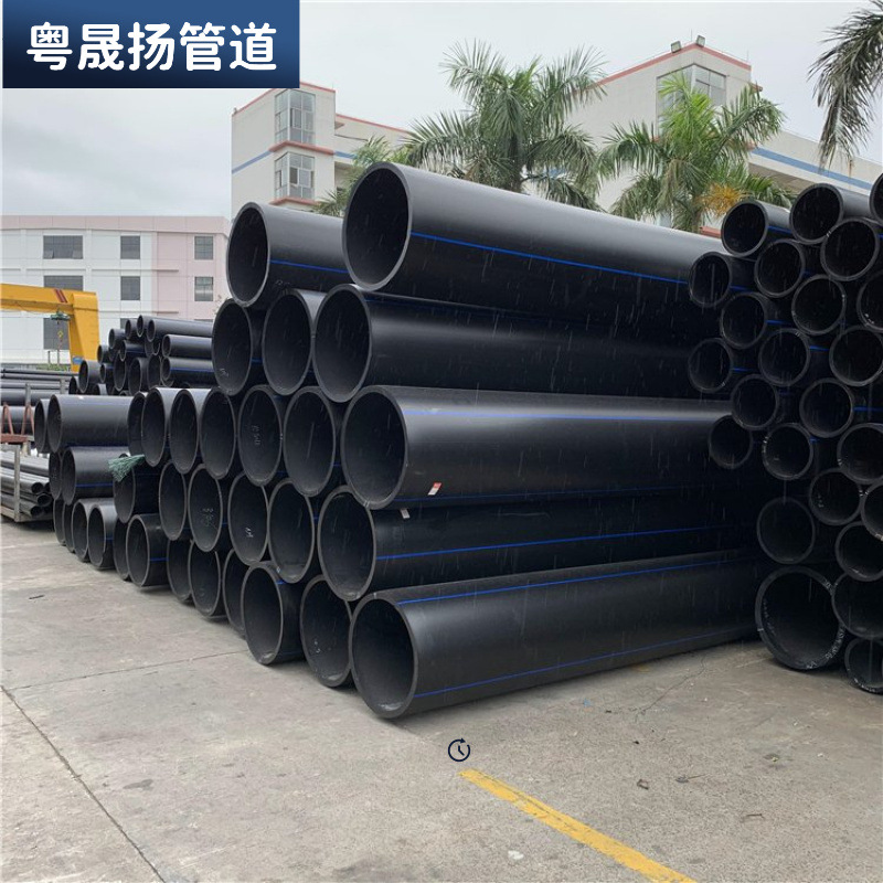 联塑PE给水管大口径 全新料钢丝网骨架管消防水管 hdpe实壁排水管