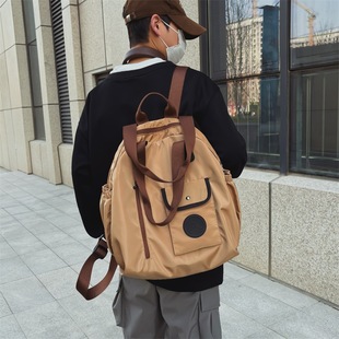 New Style No Sense Three-use Backpack Men's Lazy Style Large Capacity Travel Crossbody Bag Portable Backpack Fitness Bag for Women