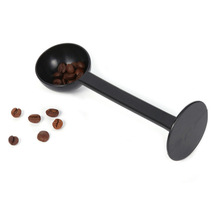 二合一咖啡豆勺 咖啡量勺 10g标准豆勺 压粉式两用豆勺 压粉勺