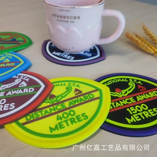 Customized Pvc Soft Rubber Coaster, Glue Placemat, Advertising Promotion Gift Coaster, Coffee Insulation Anti-Slip Mat