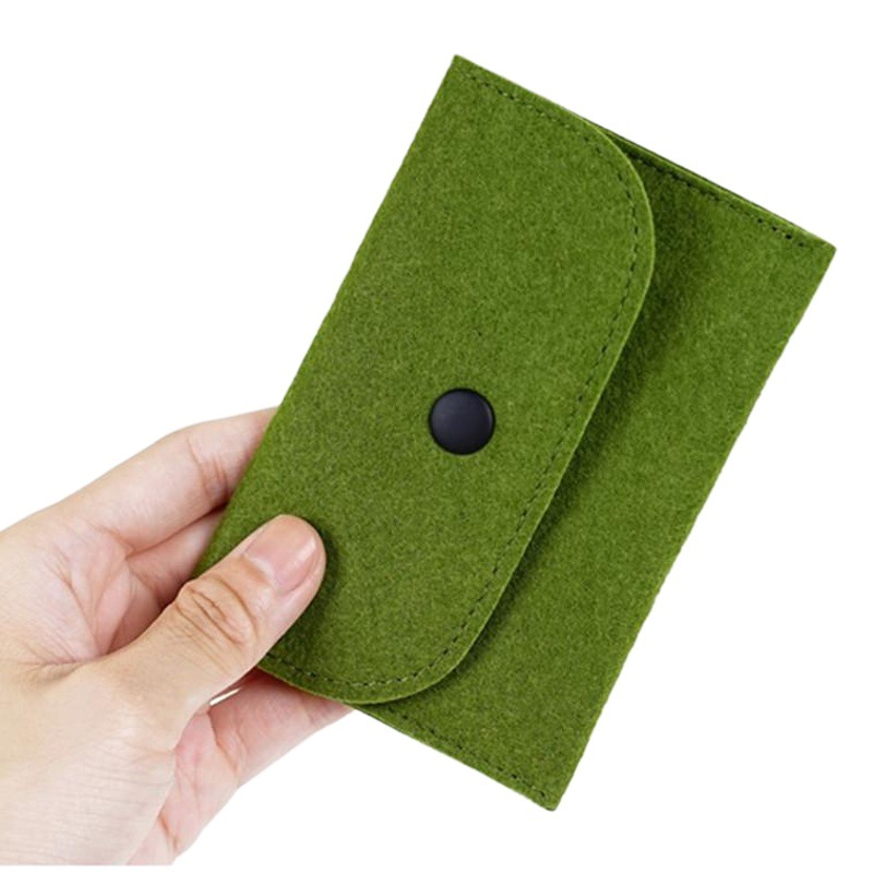 Supply felt coin purse Korean new small card holder activity small gift coin bag storage bag logo can be added