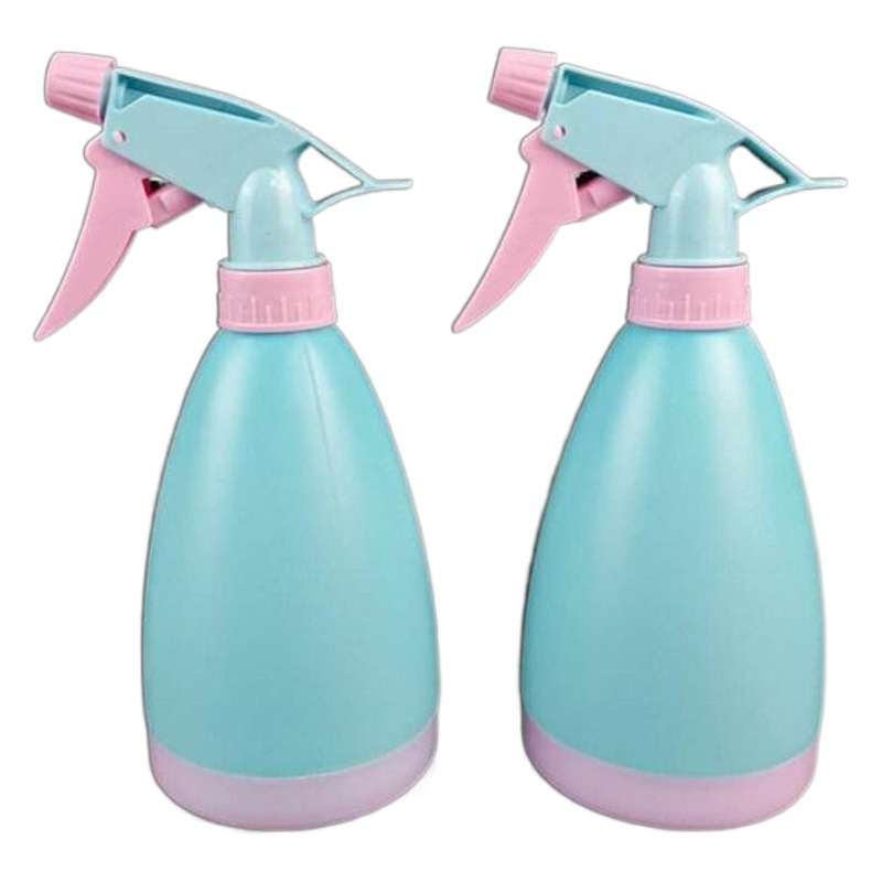 Botella pulverizadora 500 ml de mano – regadera de jardinería color caramelo con presión manual