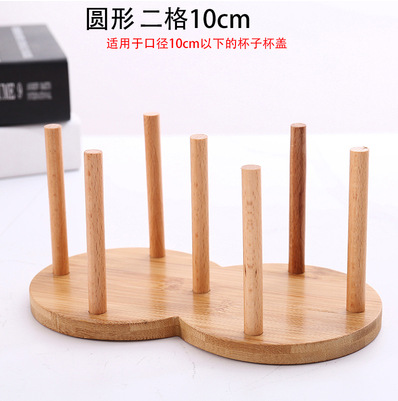 Portavasos de papel de bambú dispensador de agua para el hogar leche té cafetería portavasos desechables Barra de almacenamiento de escritorio comercial