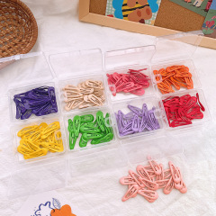 Pet Hair Clip for Small Breeds, 3cm Square Candy Color Teddy Yorkie Dog Hair Clip, Cat Hair Pin Decorative Accessory