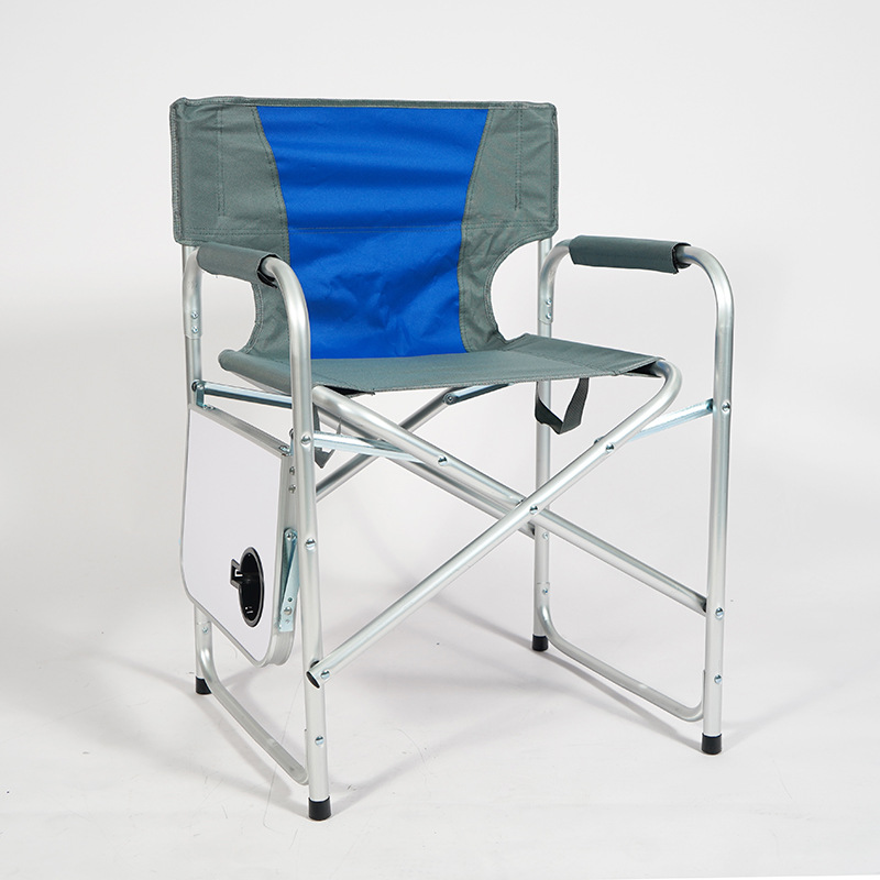 [Daxuan Outdoor] Silla de director de camping plegable Silla de camping Silla de playa con correa de respaldo de tela Oxford