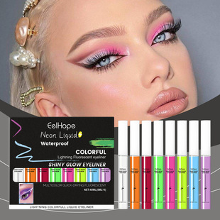 EELHOPE Fluorescent Eyeliner Set Color Charm Eyeliner Pen
