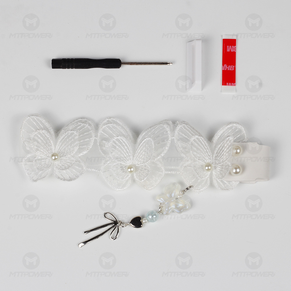 Caballos de teclado de encaje con hebilla teclado decorativo hecho a mano accesorios de teclado wootingATKDIY universal transfronterizo