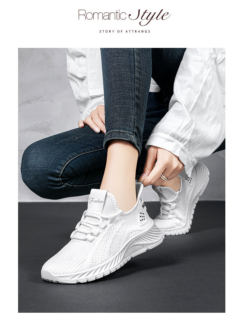 Women's Lightweight Breathable Flyknit Sneakers For Women_voghion.com