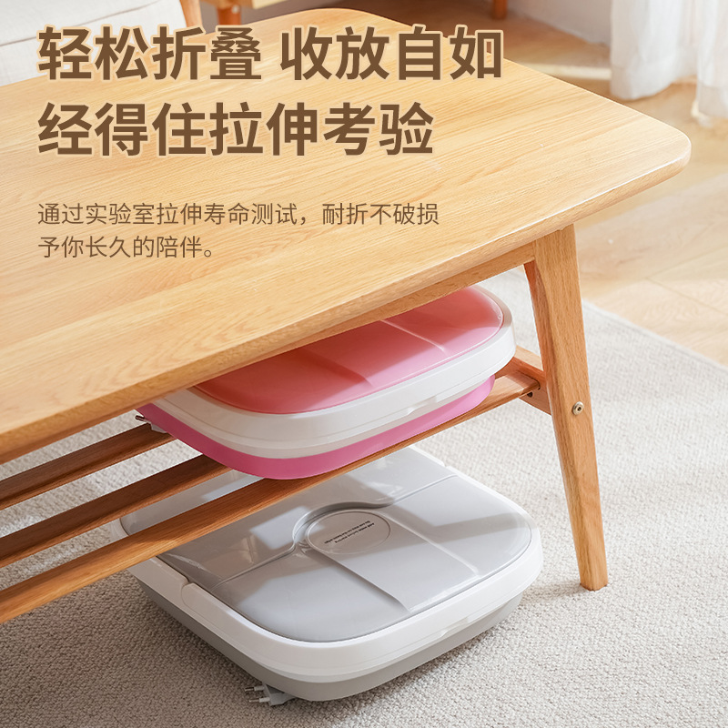 Baño de pies de masaje eléctrico de cubo de remojo plegable transfronterizo calentamiento automático automático baño de pies termostático portátil