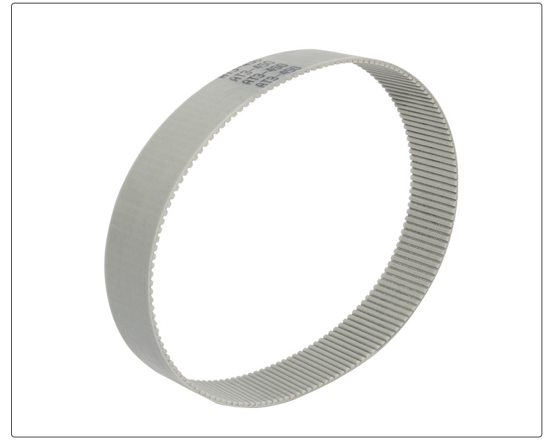 At3-450 Gray Ring Polyurethane Steel Wire Timing Belt Industrial Belt Seamless Wear-Resistant Gray Transmission Belt