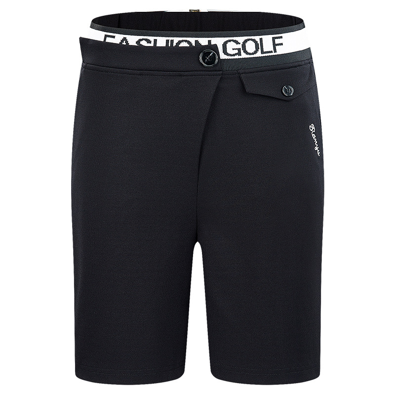 Damkläder GOLF elastiska fempunktsbyxor casual fashion sportshorts_voghion.com