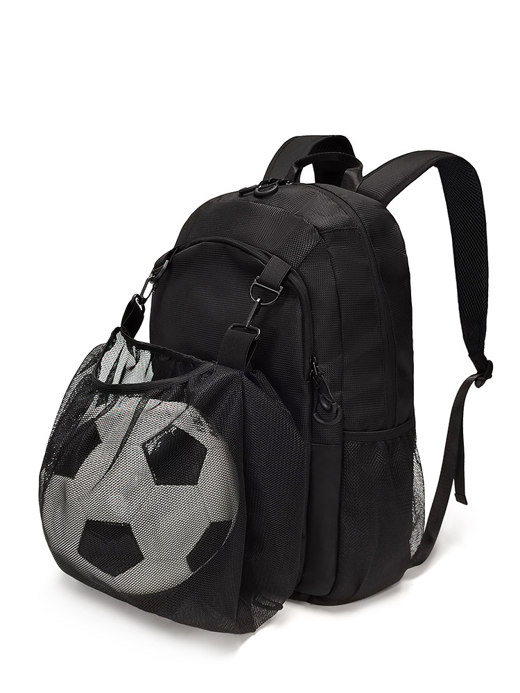 越境貿易用メンズバスケットボール収納バッグ、大容量スポーツバックパック、独立したシューズ/ボール収納コンパートメント付き、防水加工のサッカーバックパック