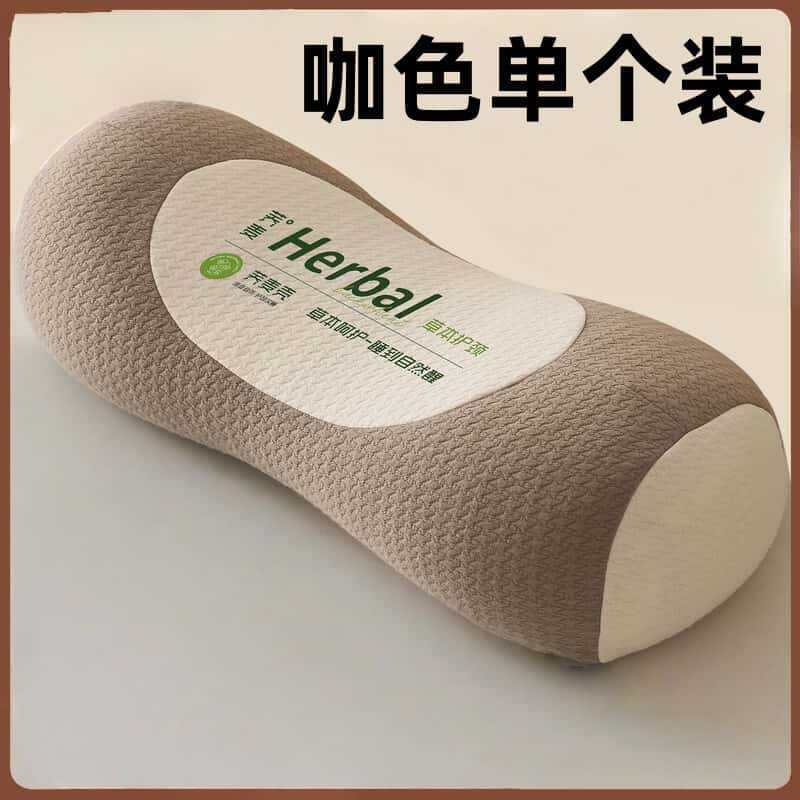 荞麦护颈椎助睡眠枕头成人一只装助睡眠枕芯反牵引腰椎枕批发代发|undefined