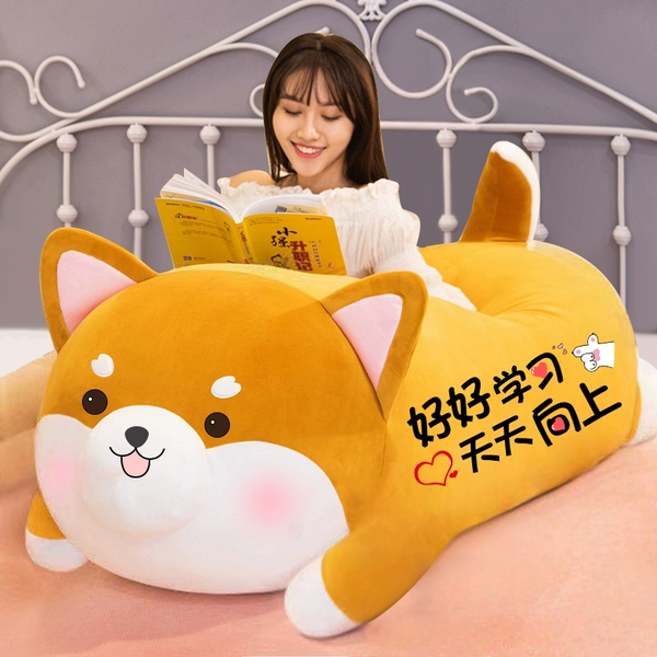 Cute Shiba Inu. Study hard⚑