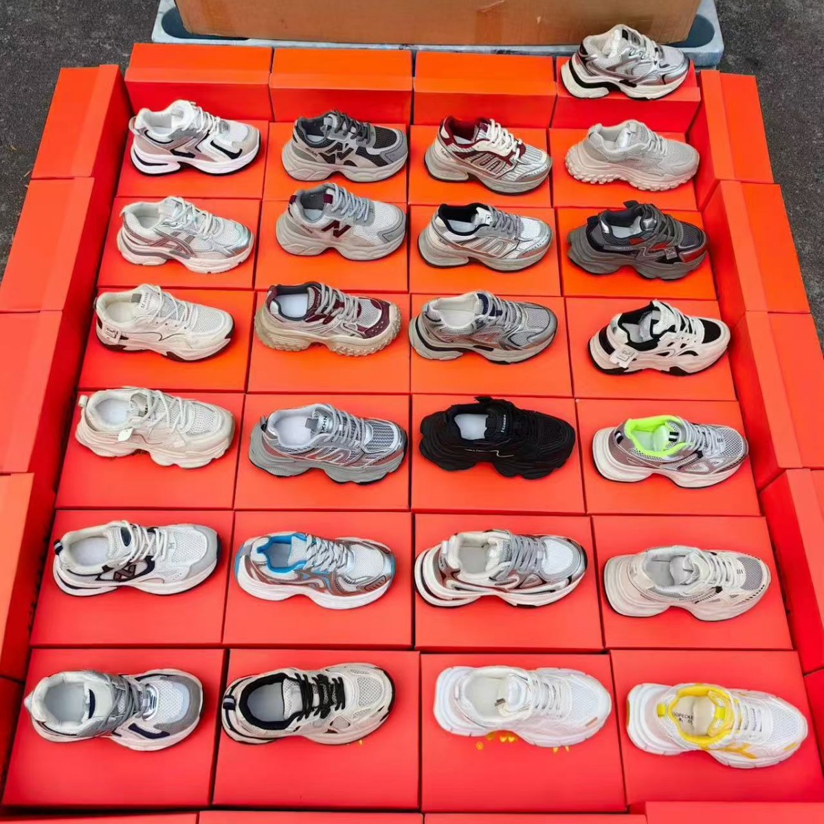 新款增高厚底老爹鞋女鞋秀气百搭老爹鞋女秋运动休闲鞋女杂款尾货