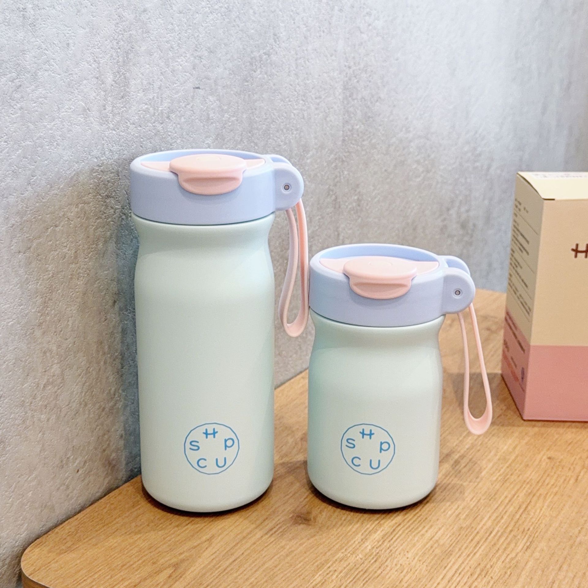 女生简约高颜值保温杯2026新款外出便携随行喝水杯子学生上学专用