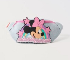 Z Brand Children's Cartoon Chest Bag Cute Crossbody Bag Girls' Casual Cartoon Small Backpack Pink Mouse Coin Purse