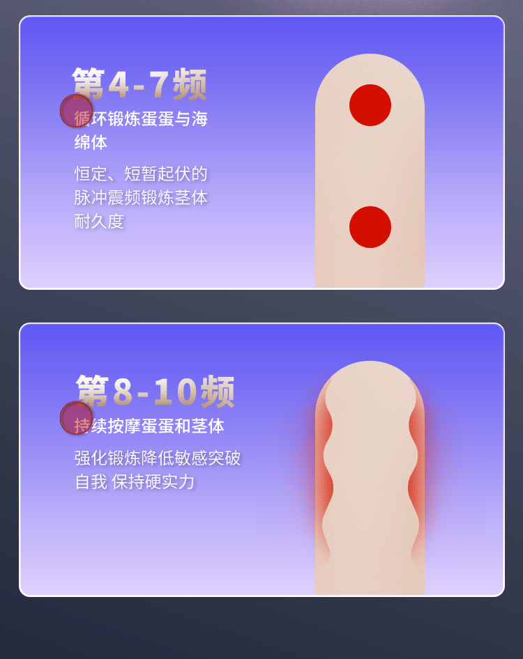 Silicone Anal Plug Vibrator with Button Control, 180 mm Prostate Massager for Men — detail image 23
