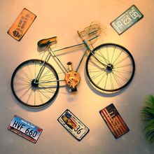 复古怀旧铁艺自行车壁挂金属壁饰店铺网咖酒吧墙上墙面创意装饰品