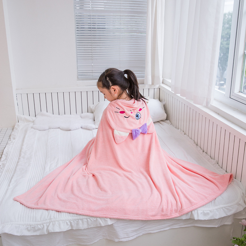 Toalla de baño para niños de dibujos animados capa para adultos con capucha para hombres y mujeres, los niños grandes pueden usar una bata de baño de secado rápido que absorbe agua, baño con capucha
