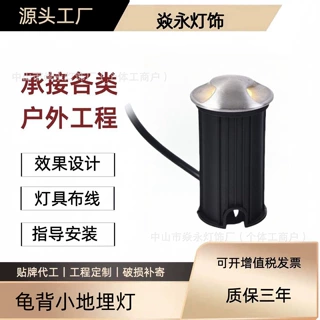 透光灯仿水侧发光地埋灯透光地埋灯步道灯龟背灯花园景观埋地灯
