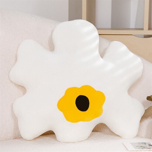 Ins Style Alien Sun Flower Pillow Office Rest Pillow Living Room Sofa Backrest Cushion Bed Decoration