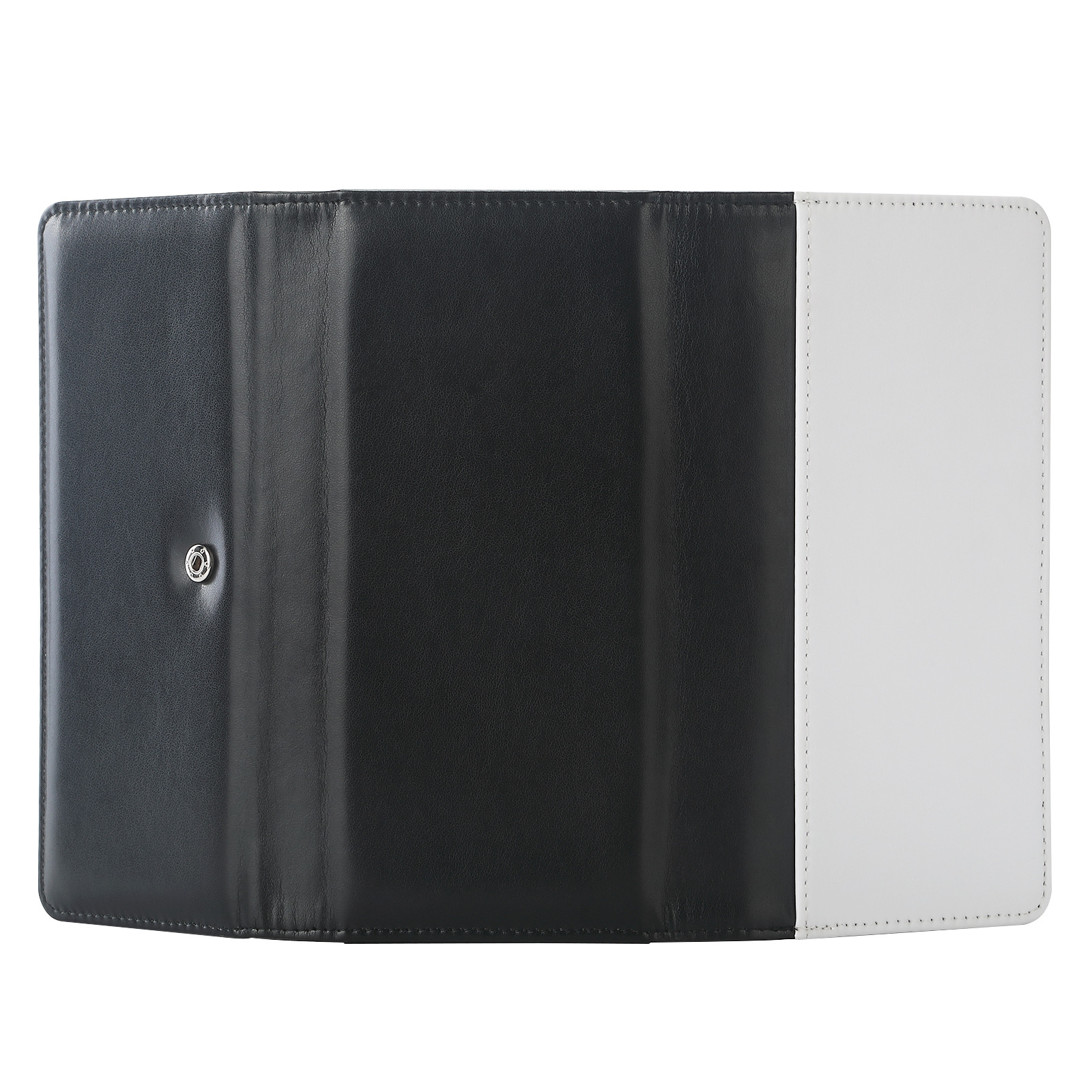 Transferencia de calor de impresión sublimación en blanco cartera de las mujeres Tri-fold Cartera de transferencia de calor consumibles en blanco PU Cartera de cuero serie