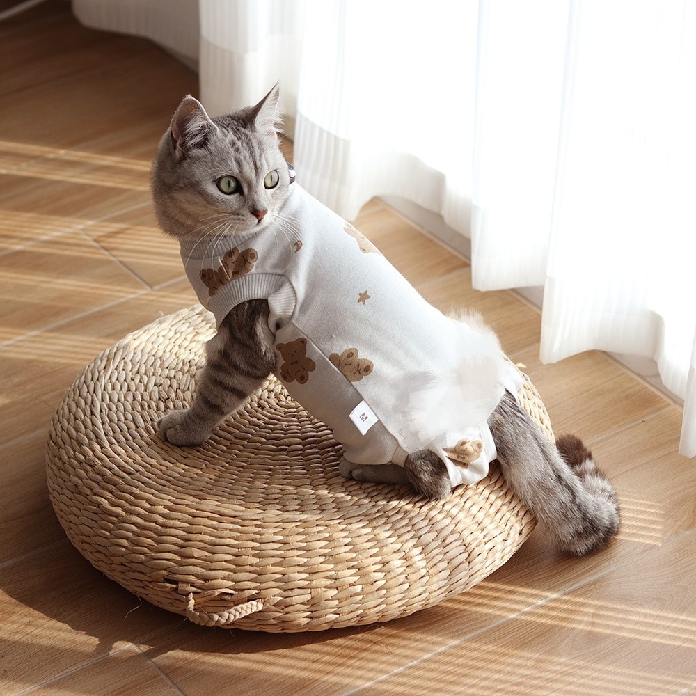 Послеоперационный восстановительный костюм для кошек Pomidoro