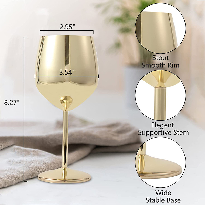 Wine Glass Black