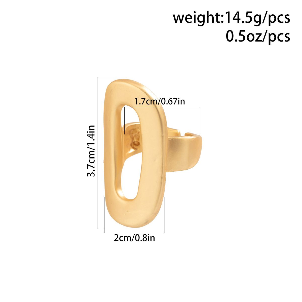 Open Rings, Rings Classification Elegant Geometric Flower Alloy Irregular Plating Women's Open Rings Rings