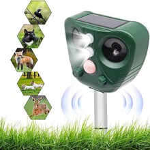 多功能户外太阳能驱鼠器超声波变频驱鼠器爆闪驱鸟驱蛇驱猫狗器