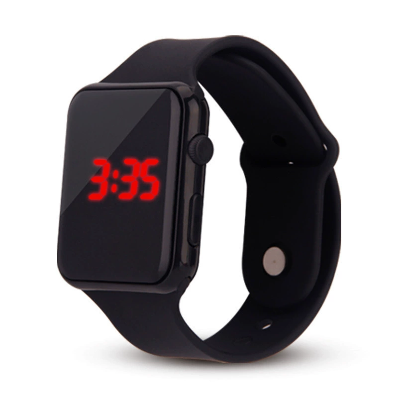 Trend digital watch, square electronic mirror for students, internet celebrity