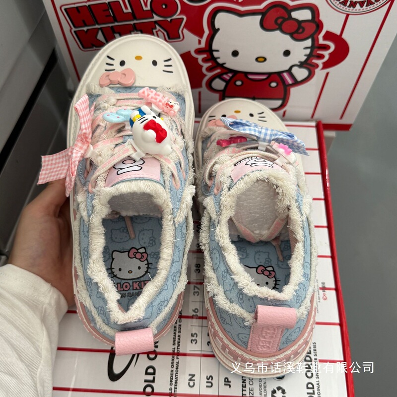 Oldorder-Canvas Shoes Canvas-Sanrio Hello Kitty Joint Sanrio Hello Kitty Women