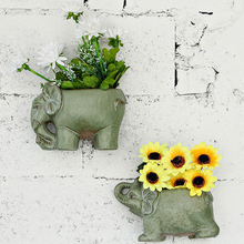 挂墙壁挂花盆陶瓷绿萝悬挂式多肉欧式创意阳台庭院垂吊上装饰花器