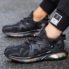 Comfortable and breathable summer safety shoes for men, anti-puncture and anti-impact protective work shoes