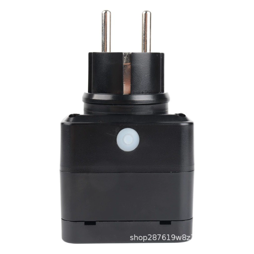 Уличная водонепроницаемая Wi-Fi розетка для умного учета электроэнергии, класс защиты IP44, с голосовым управлением Tuya, европейский стандарт, голосовое управление