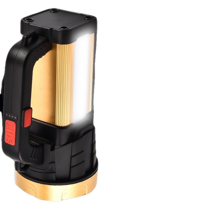 Transfronteriza LED al aire libre fuerte luz de largo alcance lámpara portátil USB carga hogar iluminación de emergencia linterna lámpara de pesca al por mayor