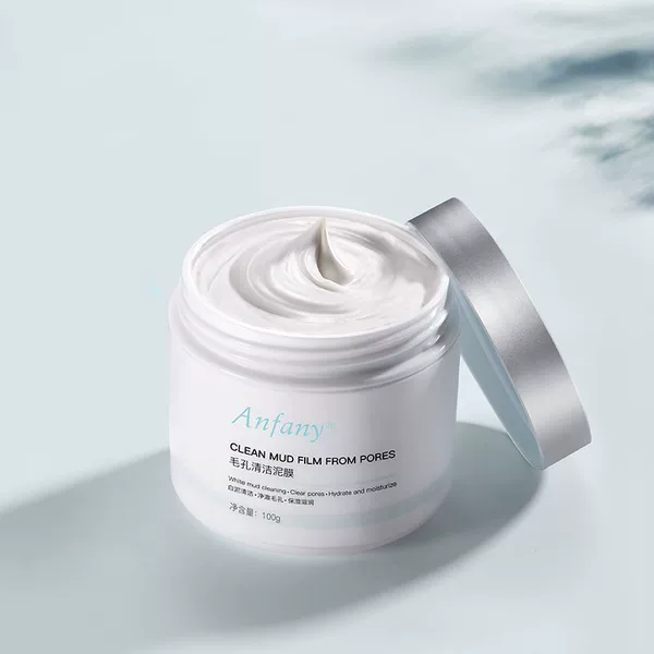 Ifanny Pore Cleaning Mud Film Oil Control Moisturizing Reduce Pore Blackhead and Don't Stimulate White Mud Apply Mask