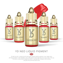 charmingtattoo 东南亚跨境专供纹绣色料YD唇部纹唇色料12ml液体N