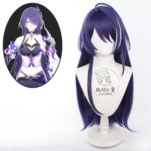 漫童 崩坏星穹铁道 黄泉cos假发挑染长发仿真头皮cosplay厂家直销-阿里巴巴