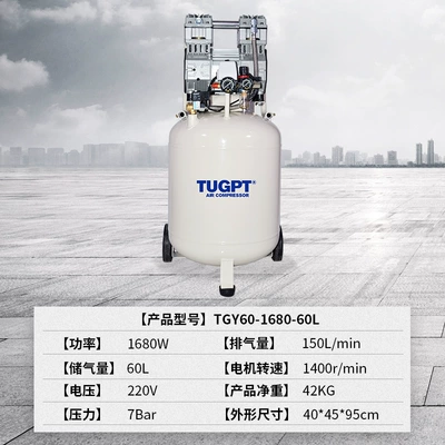 Hava kompressorları High-Pressure Air Compressor Oil-Free - tgy60-1680w-60l