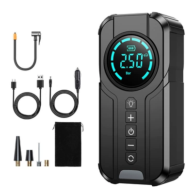Hava nasosu Wireless Portable Car Tire Inflator - yx1819-general-purpose-air-pump-english-version