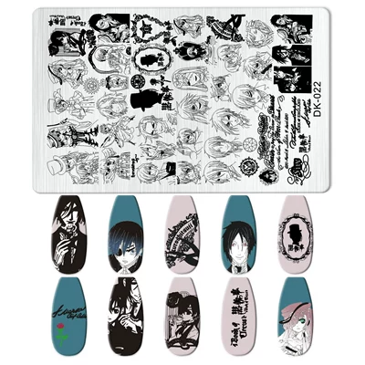 Dırnaq bəzəkləri, Art, Rectangular Plates for Painting - dk-022