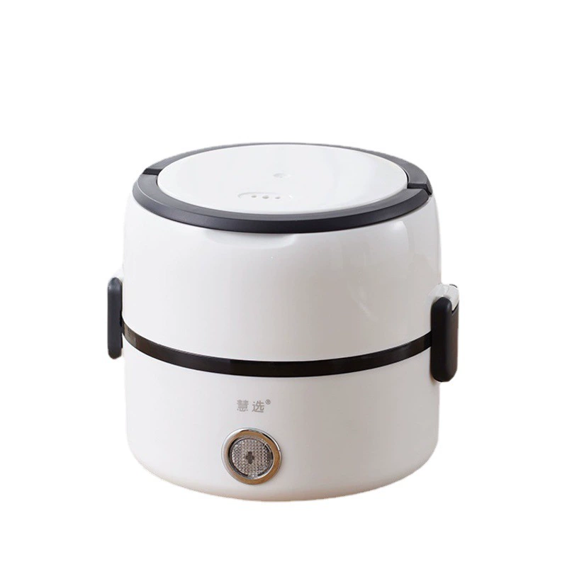 Huixuan двухслойный Электрический Ланч-бокс мини с подогревом 304 вкладыш из нержавеющей стали Портативный изолированный Ланч-бокс для офисных работников